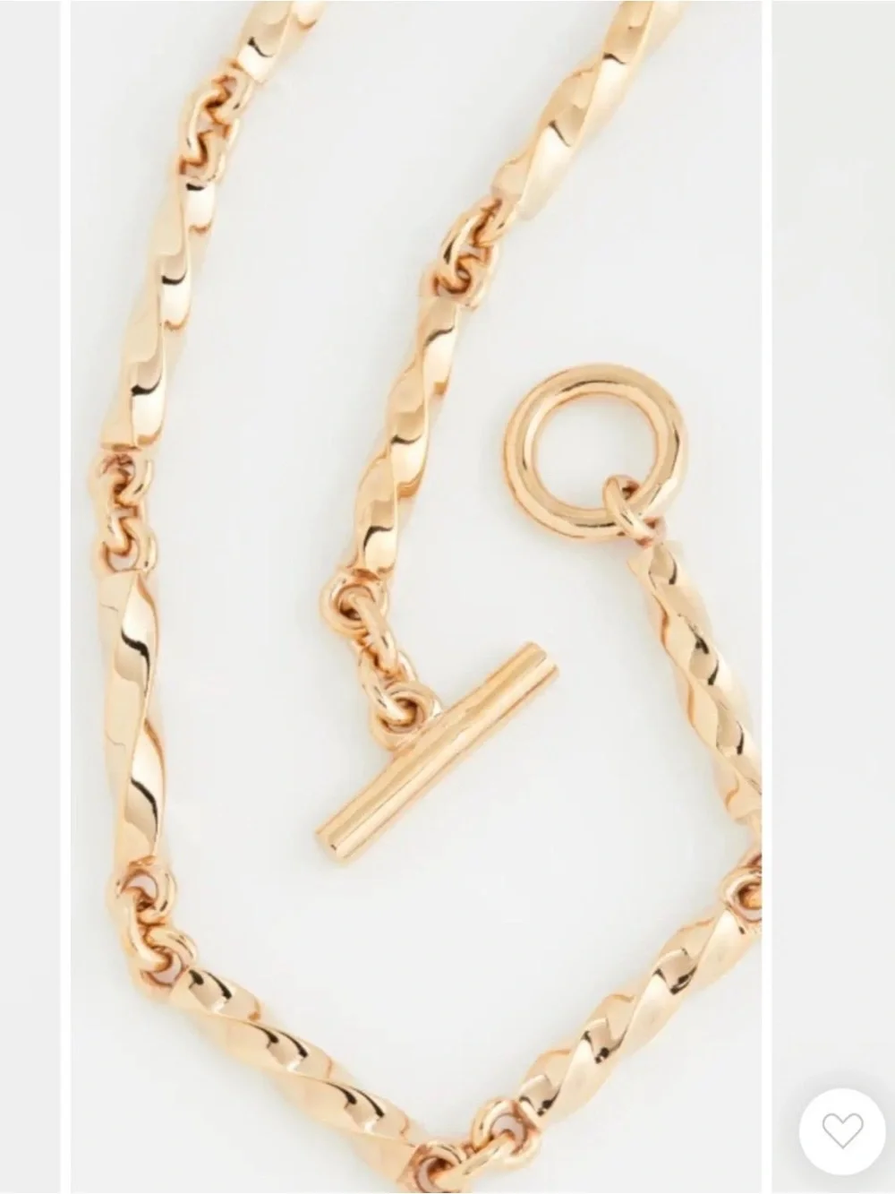 SOKO Imara Gold Chunky Toggle Necklace